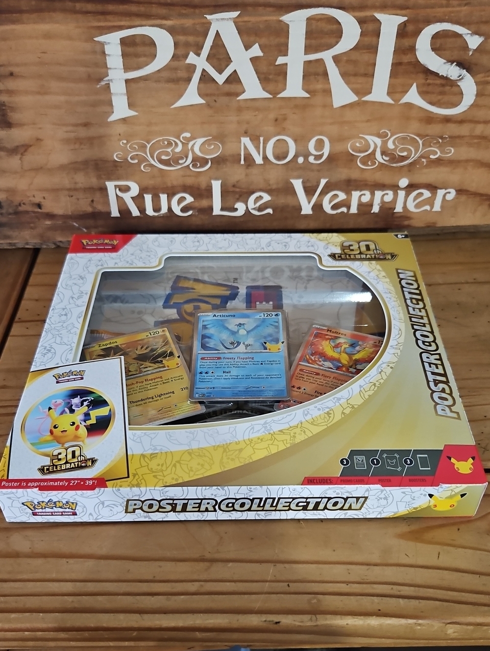 Pokémon 30th anniversary poster collection box